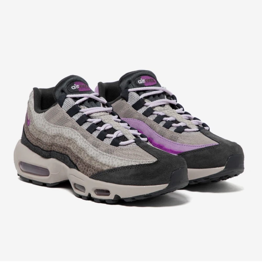 NIKE Air Max 95 Viotech Anthracite Safari Suede Women's 9 - Picture 5 of 12